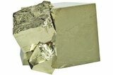 Natural Pyrite Cube Cluster - Spain #211409-1